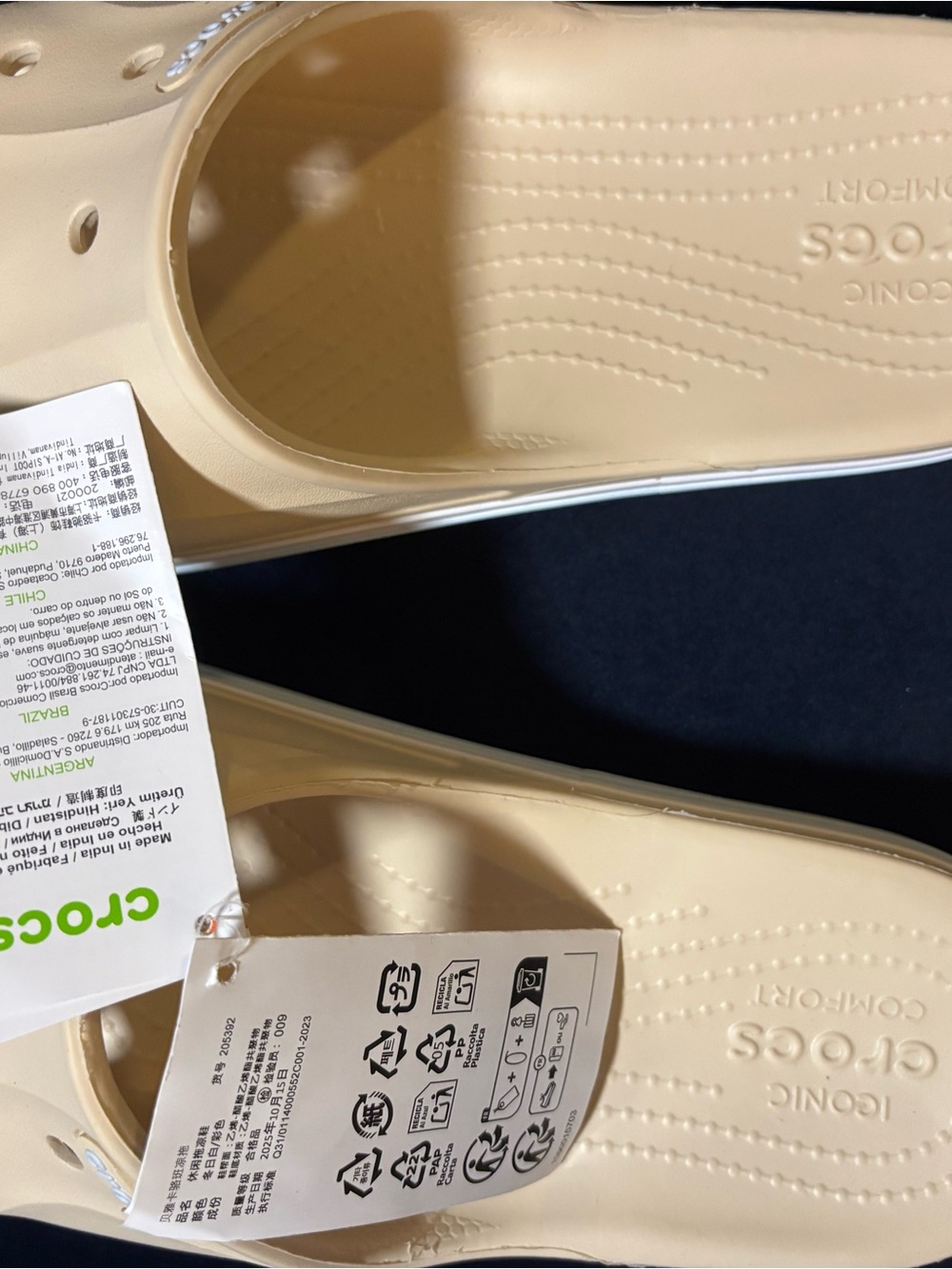 CROCS Women’s Slip-On Clog in Light Beige